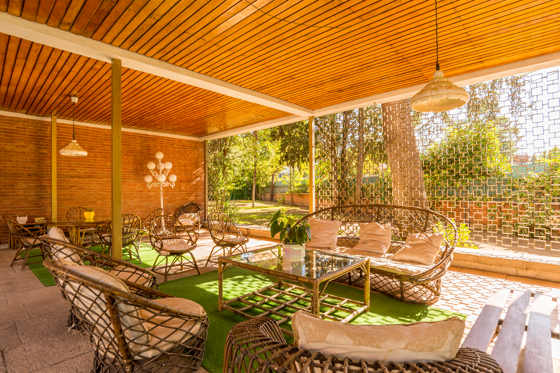 Terraza de Casa o chalet en venta en  Madrid Capital con Jardín privado y Piscina