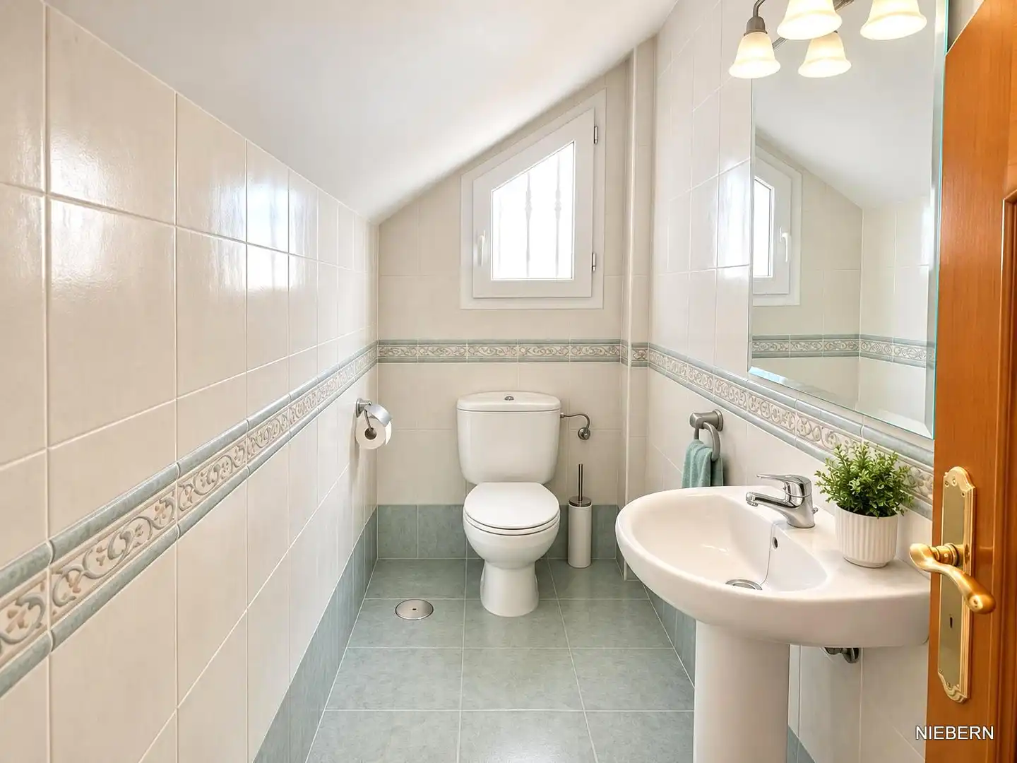 Baño de Casa o chalet en venta en Cartagena con Aire acondicionado, Jardín privado y Terraza