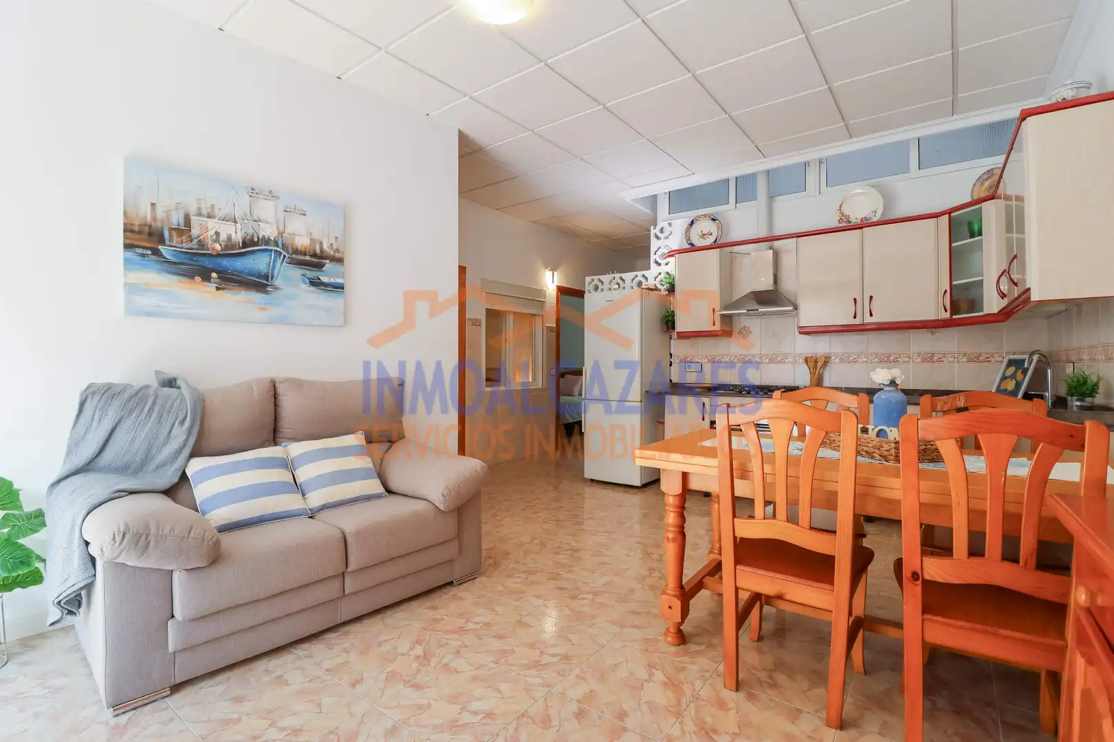 Sala d'estar de Planta baixa en venda en Los Alcázares amb Aire condicionat, Terrassa i Traster