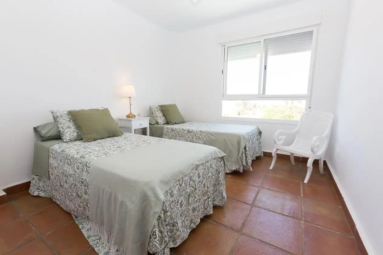 Habitación de Casa o chalet de alquiler en Sanlúcar de Barrameda con Aire acondicionado, Jardín privado y Terraza