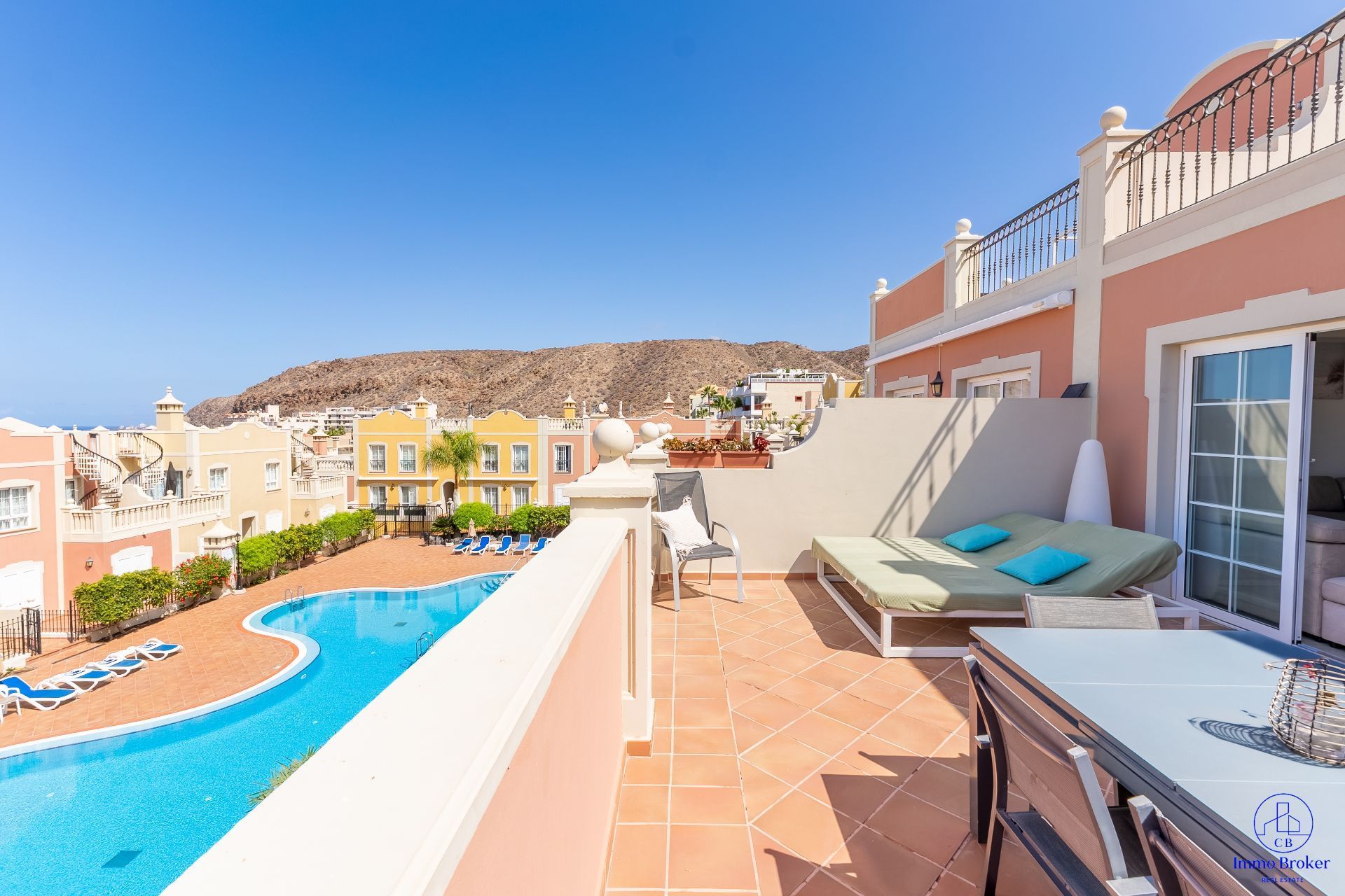 Terrace of Duplex for sale in Arona  with Community pool
