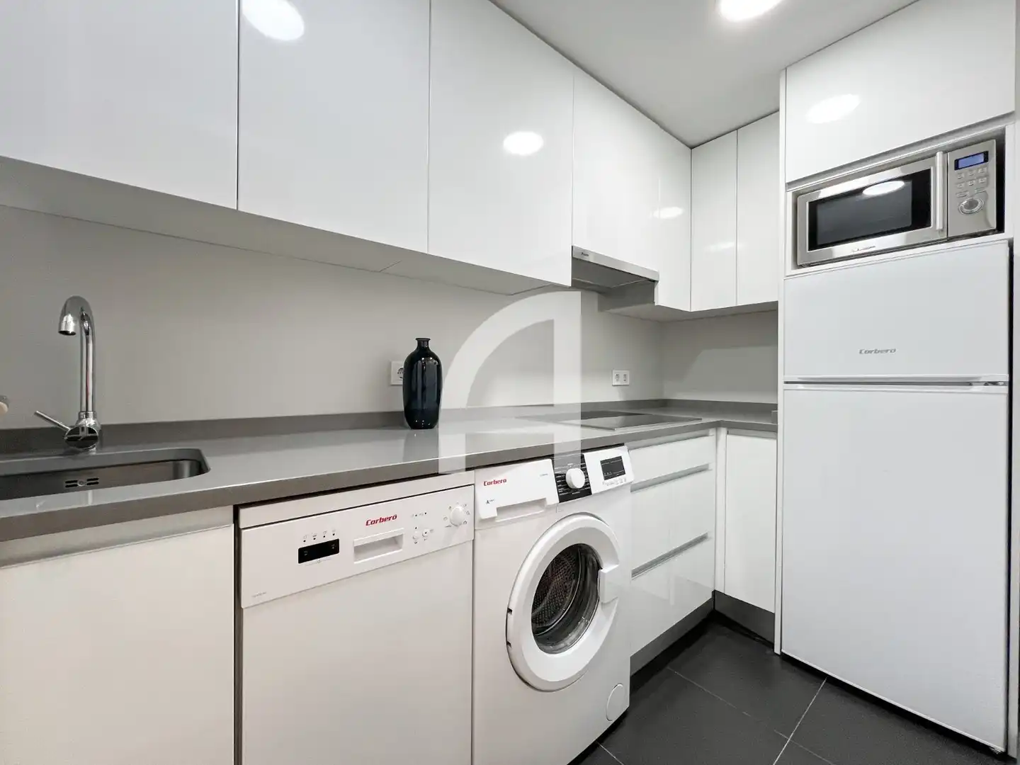 Cocina de Piso de alquiler en Madrid con Aire acondicionado, Calefacción y Amueblado