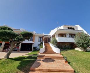 Exterior view of House or chalet for sale in Málaga Capital  with Air Conditioner, Terrace and Swimming Pool