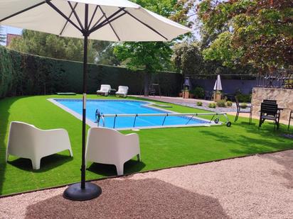 Swimming pool of House or chalet for sale in Hoyo de Manzanares  with Air Conditioner, Heating and Private garden