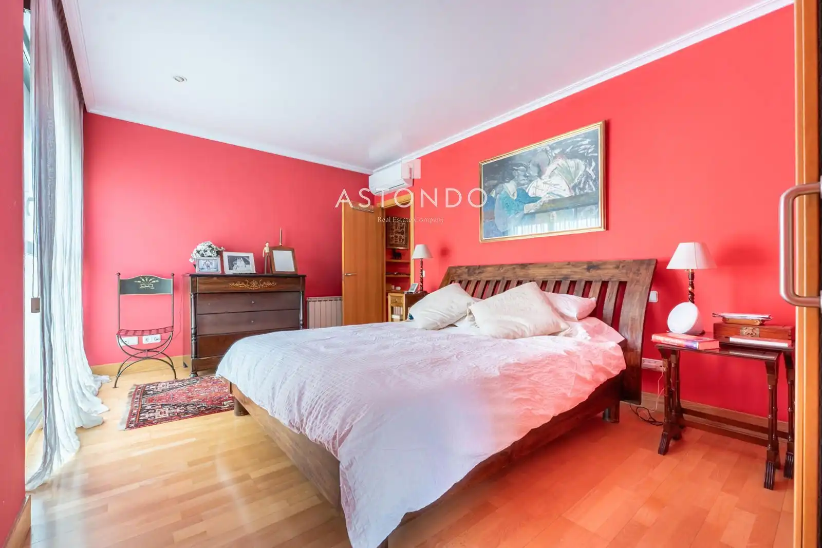 Habitación de Casa adosada en venta en Madrid con Aire acondicionado, Calefacción y Parquet