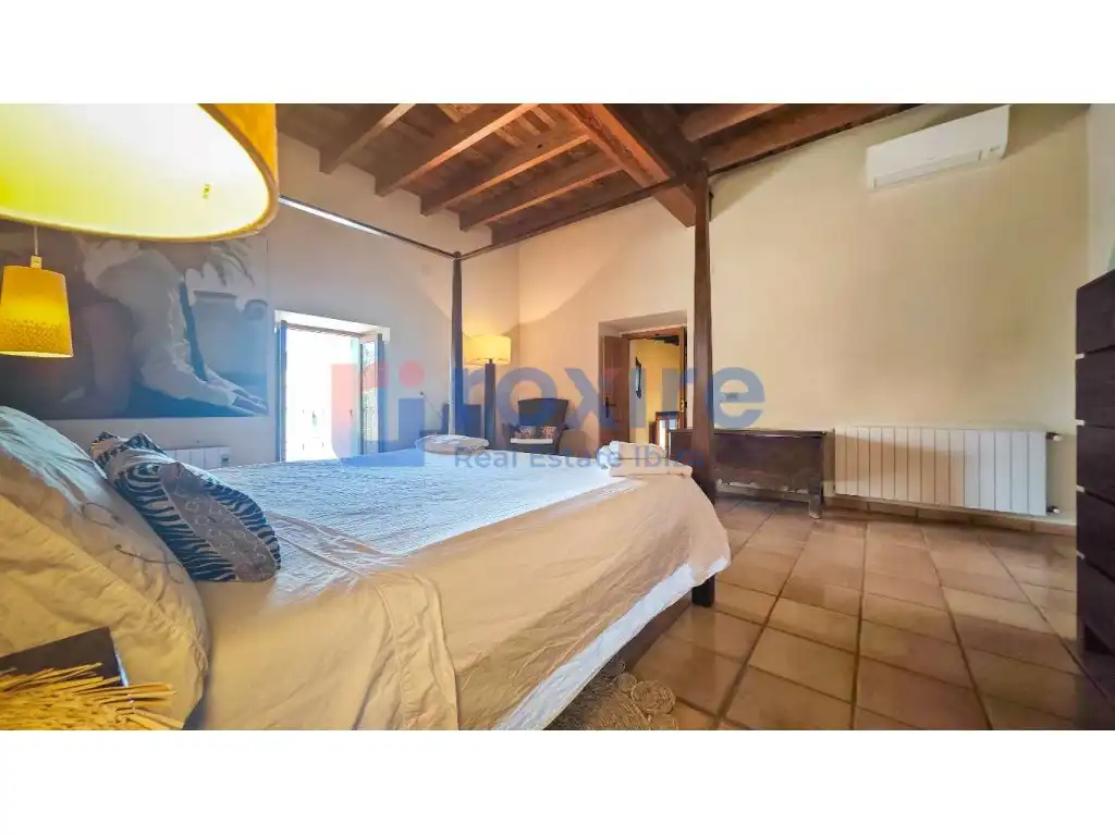 Bedroom of Country homes for rent in Sant Josep de sa Talaia  with Air Conditioner, Private garden and Terrace
