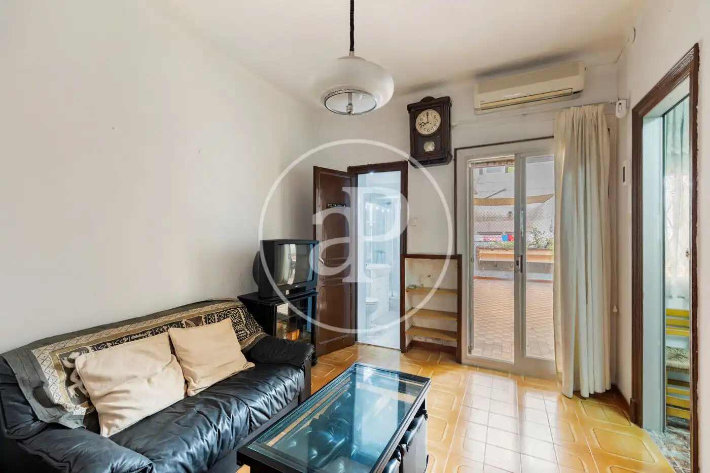 Sala d'estar de Casa adosada en venda en Barcelona amb Aire condicionat, Calefacció i Terrassa