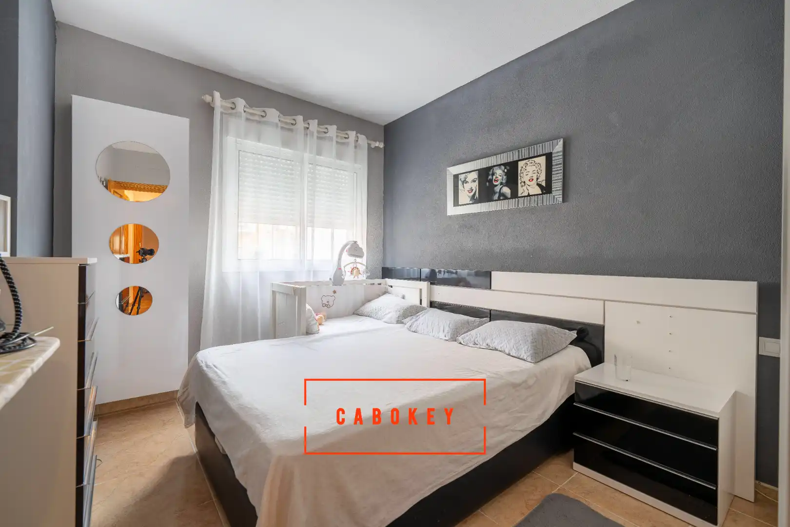 Bedroom of Flat for sale in Roquetas de Mar  with Air Conditioner, Heating and Terrace