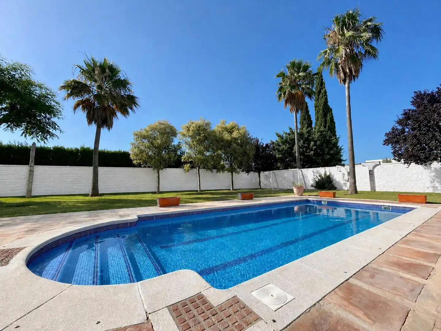 Piscina de Casa o xalet en venda en Arcos de la Frontera amb Aire condicionat, Jardí privat i Terrassa