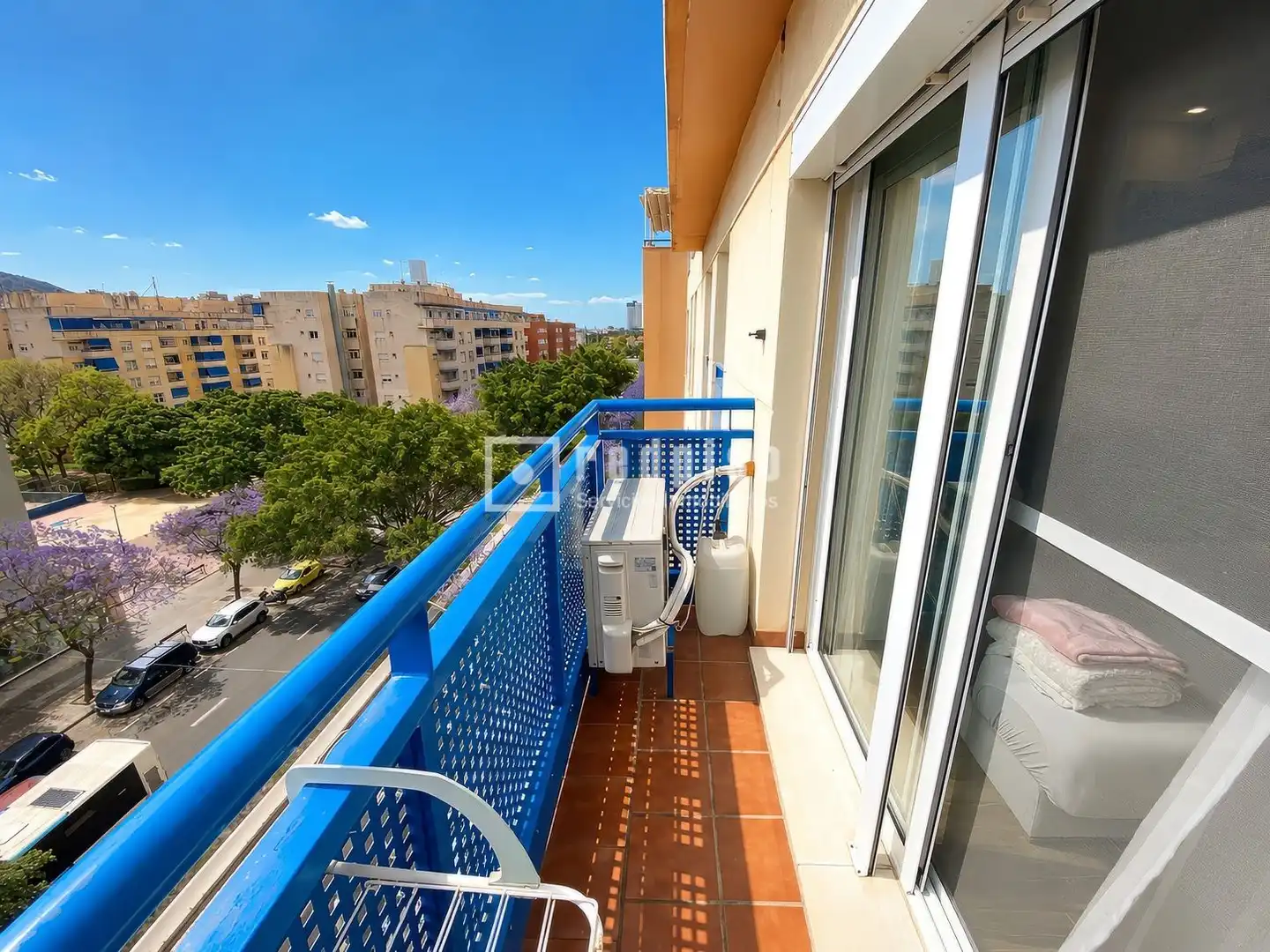 Balcony of Flat for sale in Málaga  with Air Conditioner, Heating and Private garden
