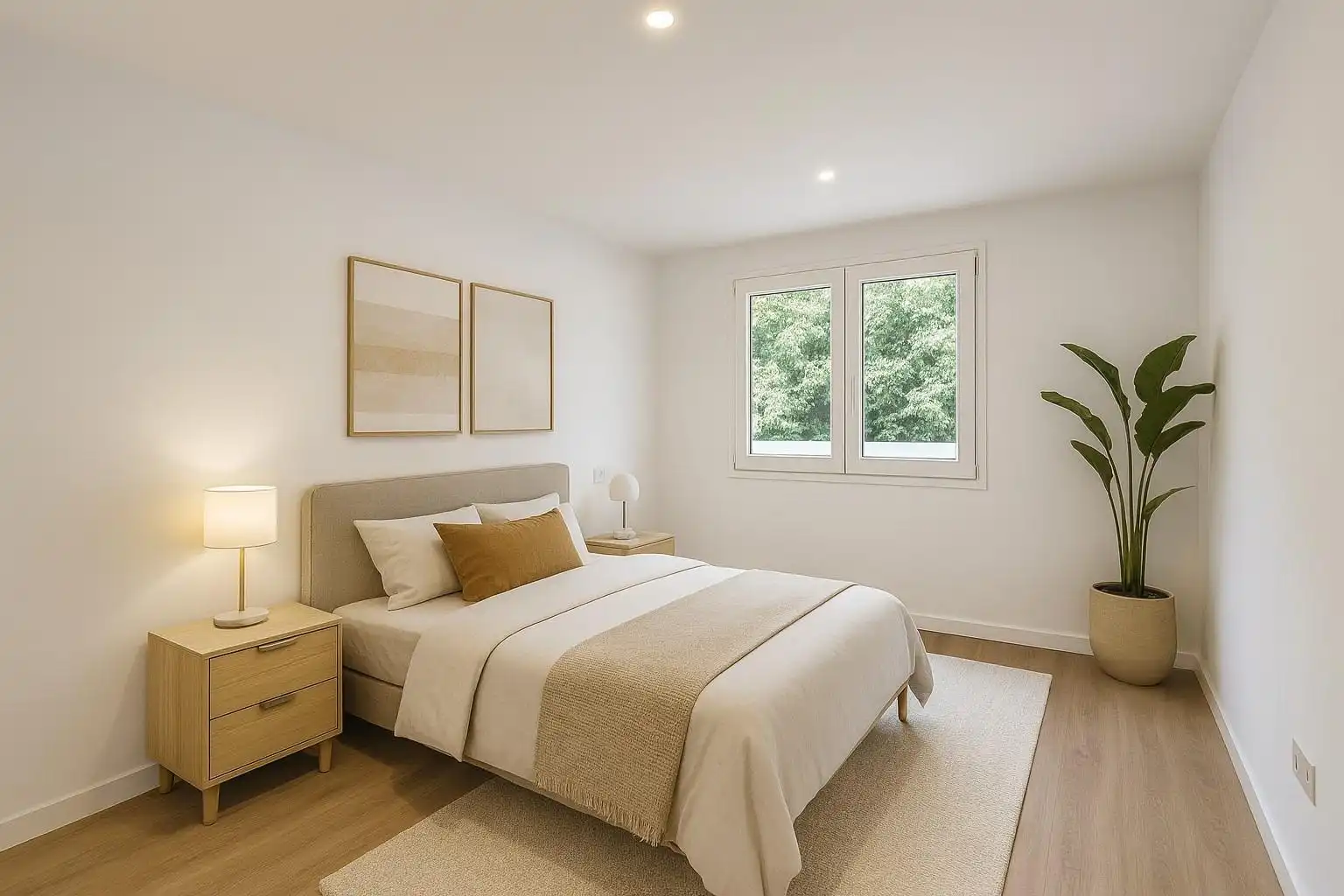 Dormitori de Apartament en venda en Benalmádena amb Aire condicionat, Parquet i Terrassa