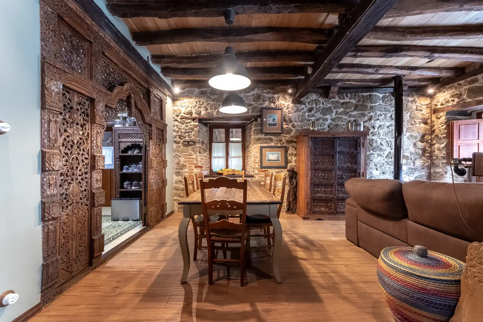 Comedor de Casa o chalet en venta en Galdames con Parquet, Trastero y Piscina