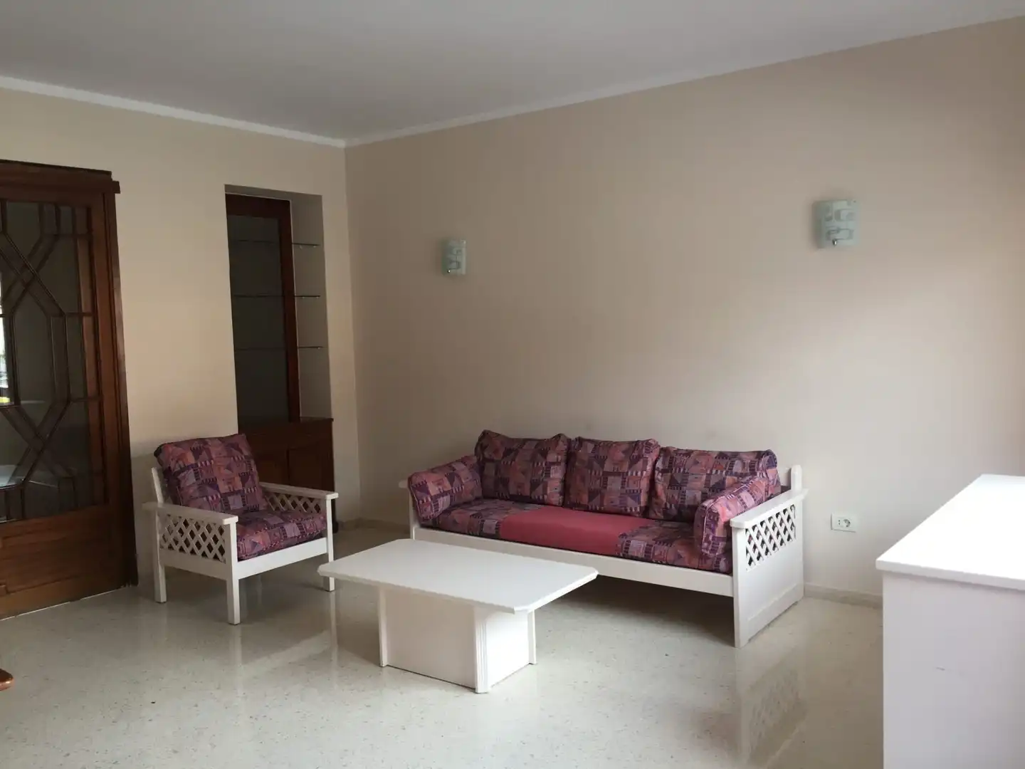 Sala d'estar de Pis de lloguer en La Orotava amb Moblat