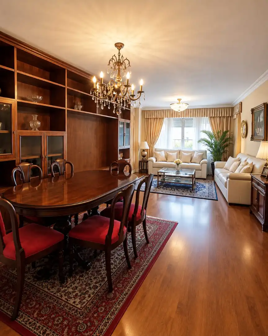Esszimmer von Wohnung zur Miete in Madrid mit Klimaanlage, Heizung und Möbliert