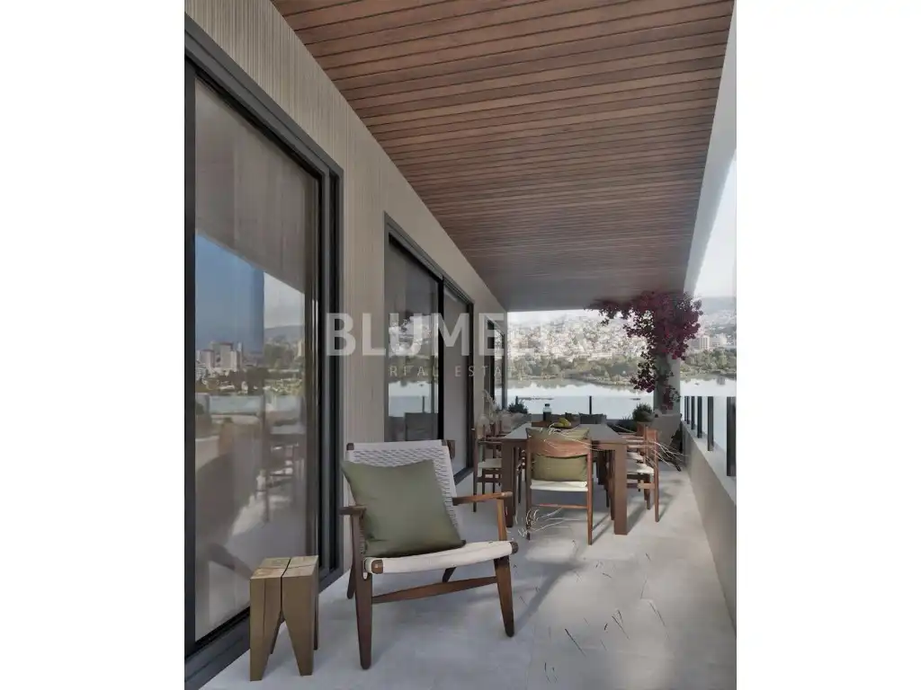 Terraza de Apartamento en venta en Calpe / Calp con Aire acondicionado, Calefacción y Jardín privado