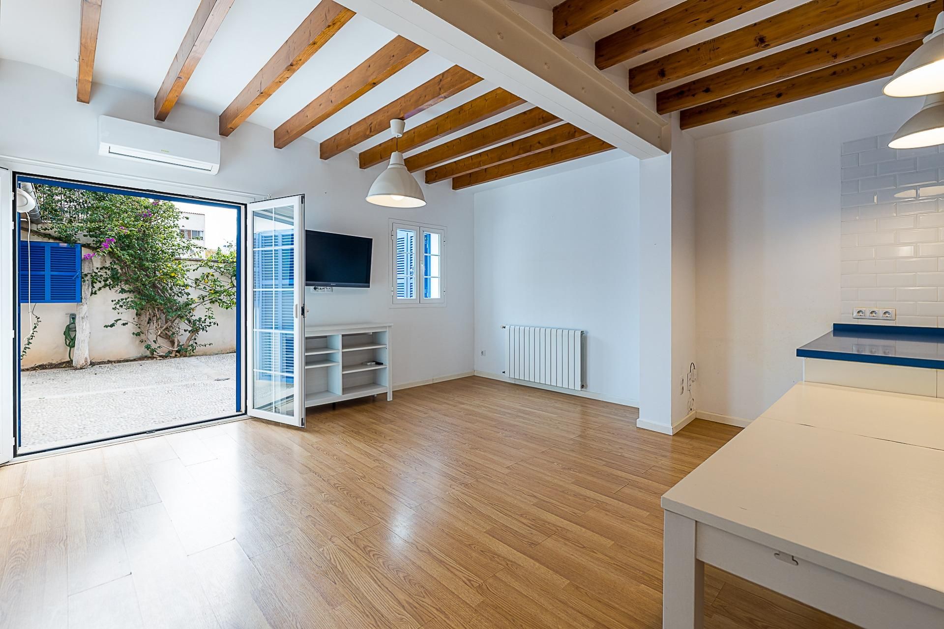 Sala de estar de Planta baja en venta en  Palma de Mallorca con Aire acondicionado, Calefacción y Parquet