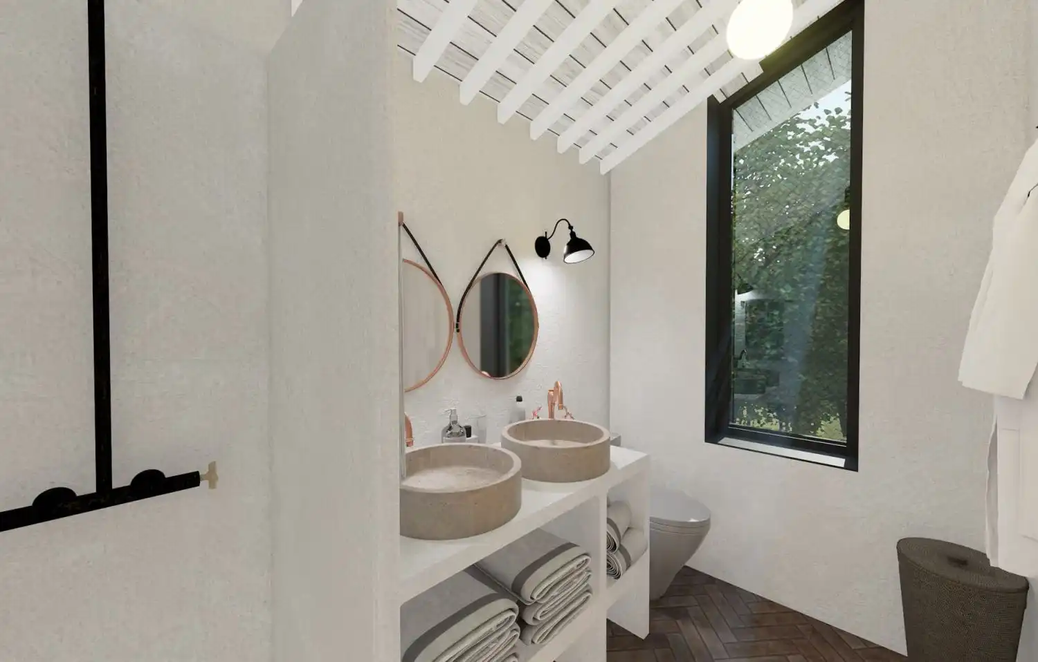 Bathroom of Houses for sale in Ribamontán al Mar  with Heating and Terrace