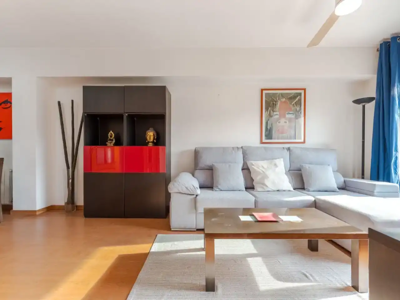 Sala de estar de Piso en venta en Cubelles con Aire acondicionado y Balcón