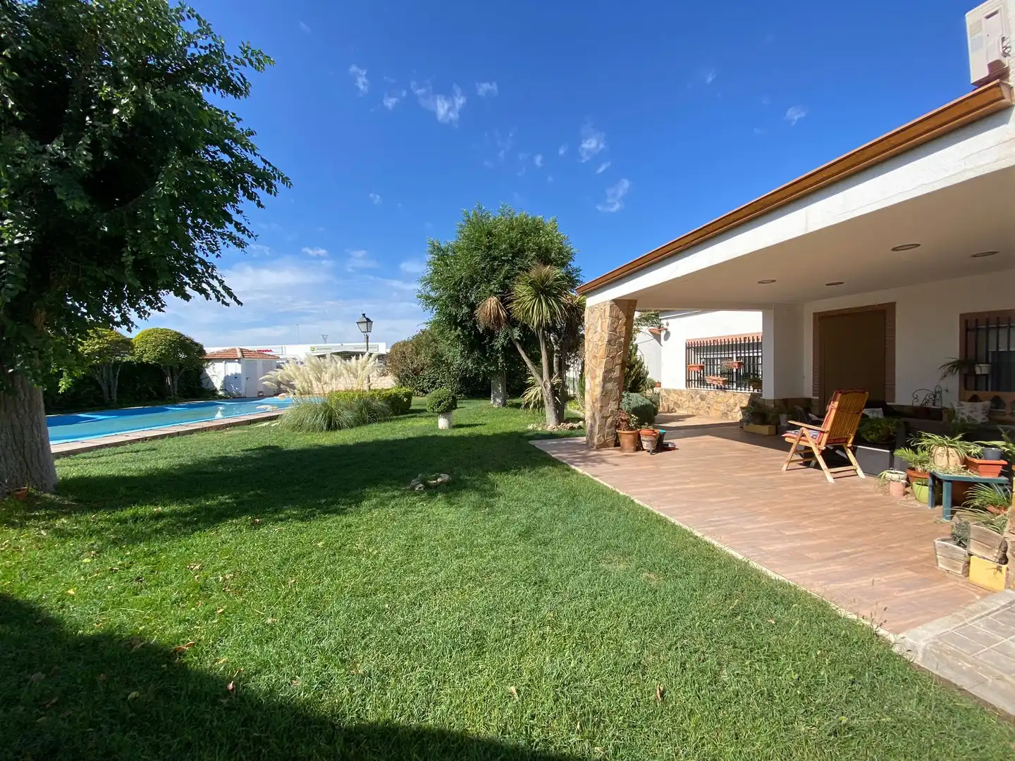 Jardí de Finca rústica en venda en Ciudad Real amb Aire condicionat, Calefacció i Piscina