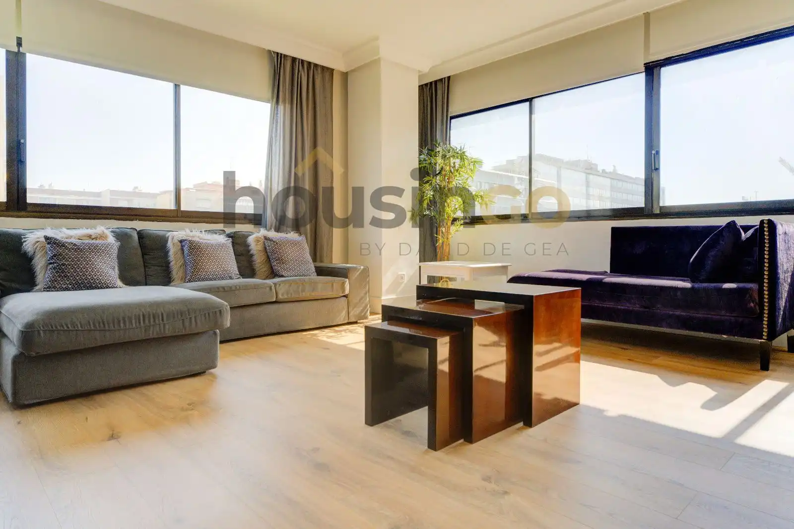 Sala de estar de Piso de alquiler en Madrid con Aire acondicionado, Calefacción y Amueblado