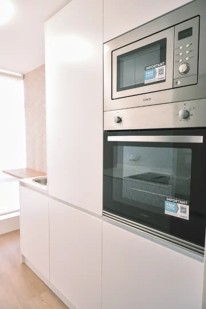 Cocina de Apartamento de alquiler en Vilagarcía de Arousa con Calefacción, Amueblado y Horno