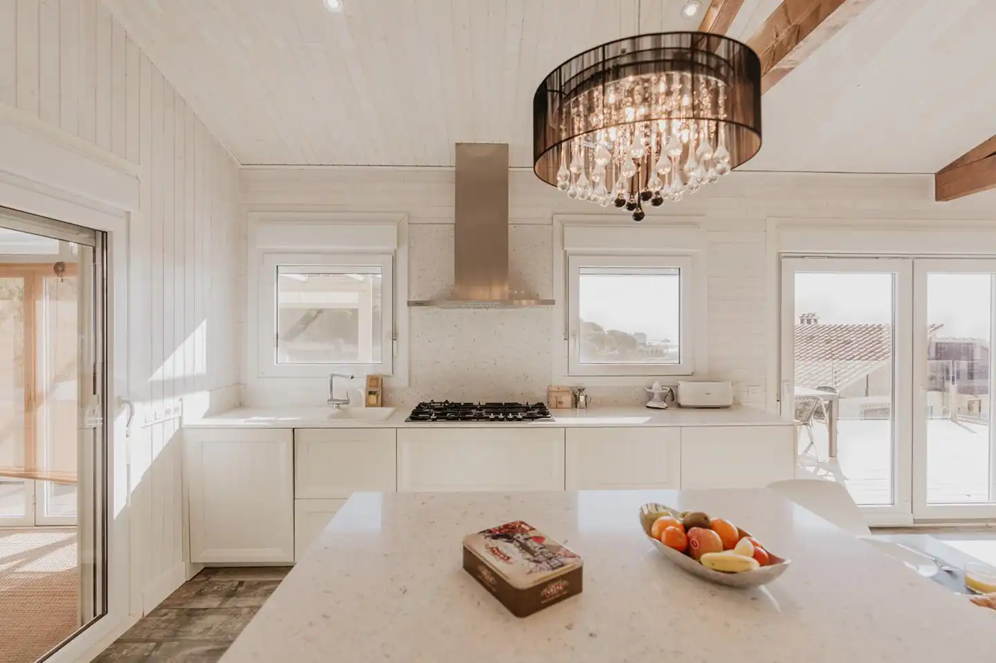 Kitchen of Houses for sale in Pineda de Mar  with Air Conditioner, Heating and Private garden