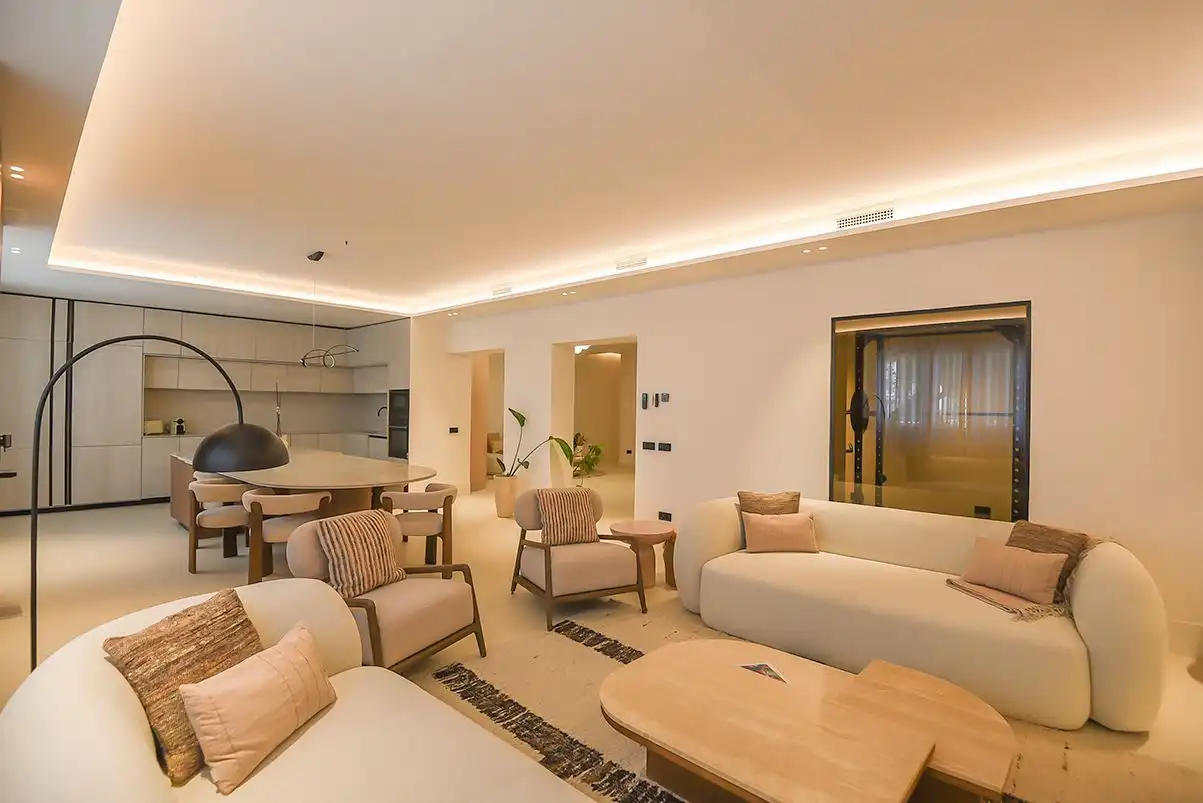 Sala de estar de Piso en venta en Barrio de Salamanca
