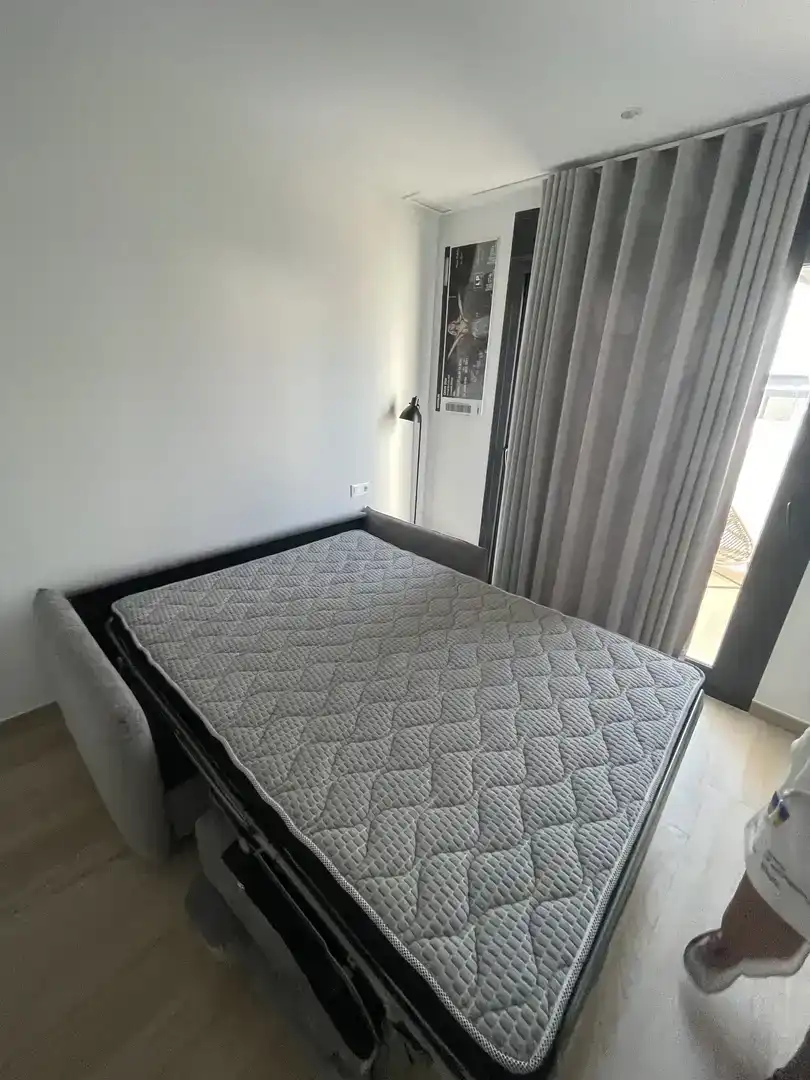 Schlafzimmer von Erdgeschoss zur Miete in Finestrat mit Klimaanlage, Privatgarten und Schwimmbad