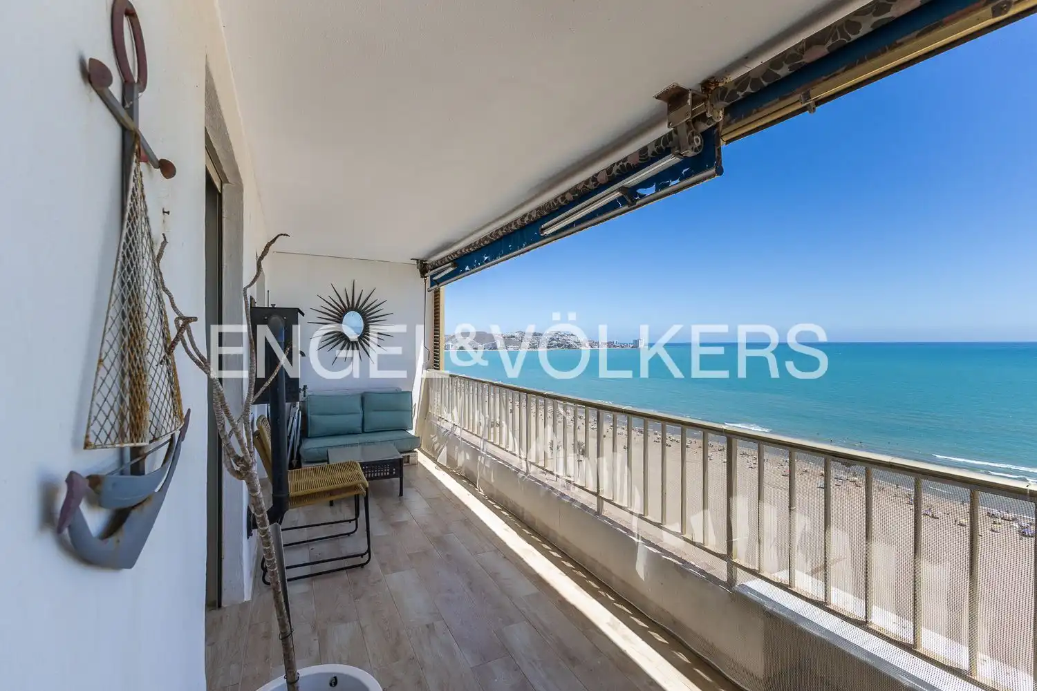 Balcony of Flat for rent in Cullera  with Heating, Terrace and Swimming Pool