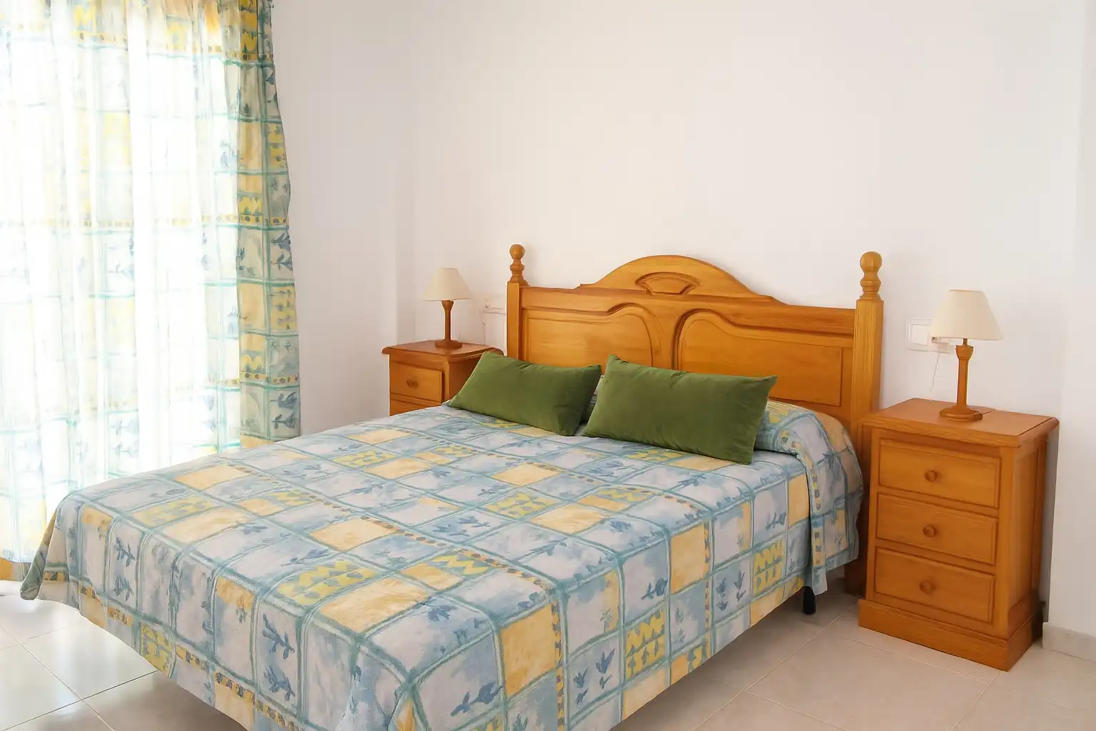 Schlafzimmer von Wohnungen zur Miete in Peñíscola / Peníscola mit Klimaanlage, Heizung und Terrasse