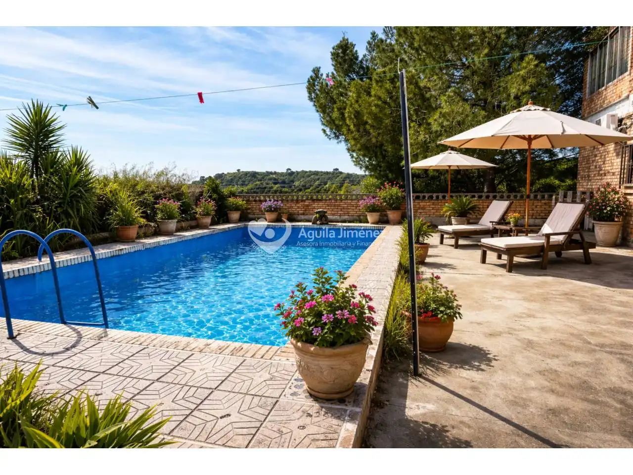 Piscina de Finca rústica en venta en Alcalá de Guadaira con Aire acondicionado, Calefacción y Jardín privado