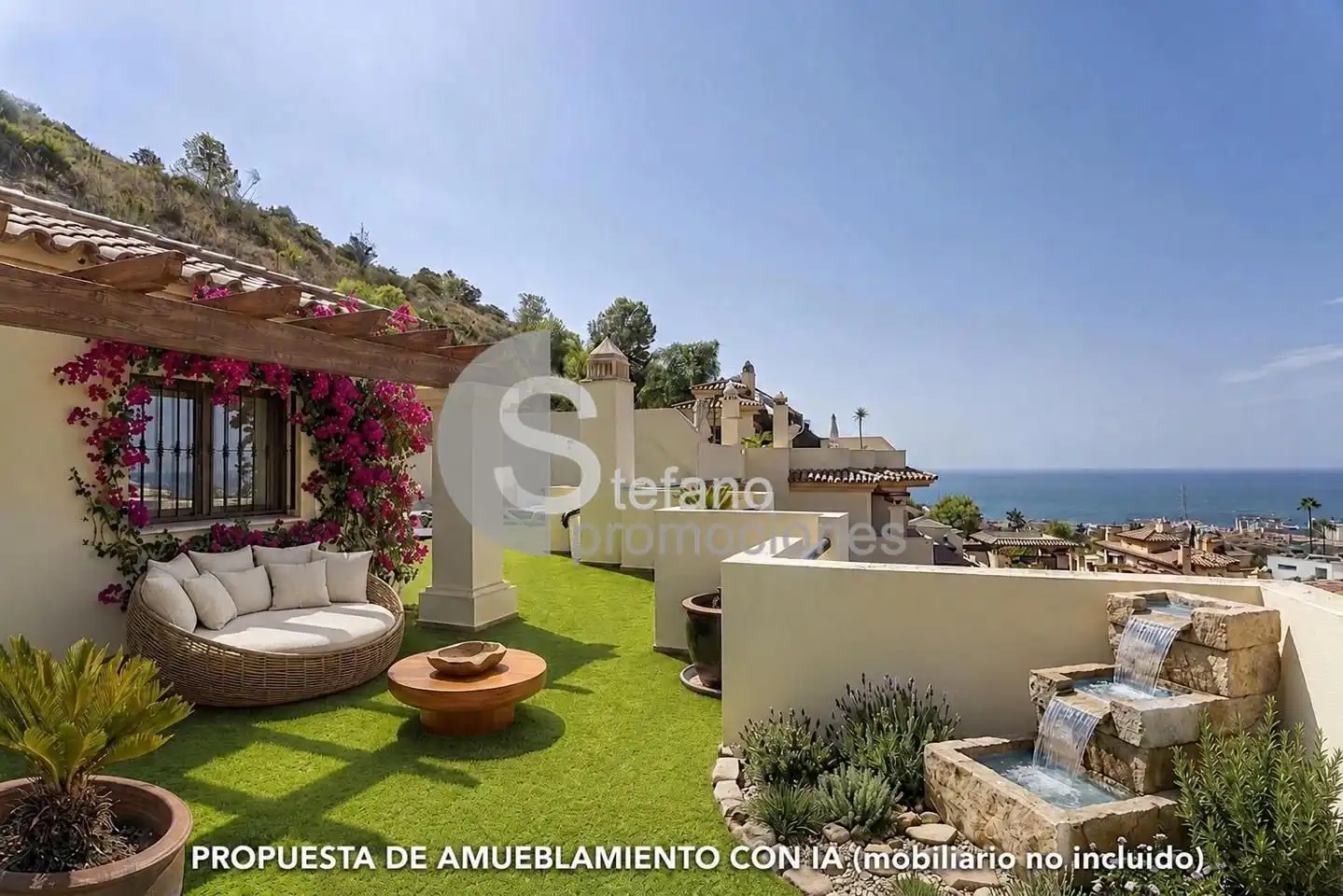 Terrassa de Casa adosada en venda en Málaga amb Aire condicionat, Jardí privat i Terrassa