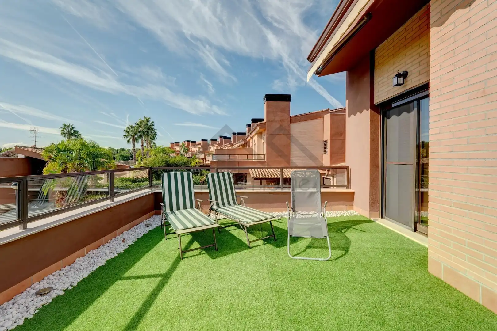 Terrace of Detached homes for sale in Bétera  with Air Conditioner, Private garden and Parquet flooring