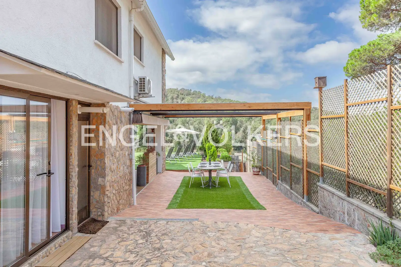 Terraza de Casa o chalet de alquiler en Llinars del Vallès con Aire acondicionado, Calefacción y Jardín privado