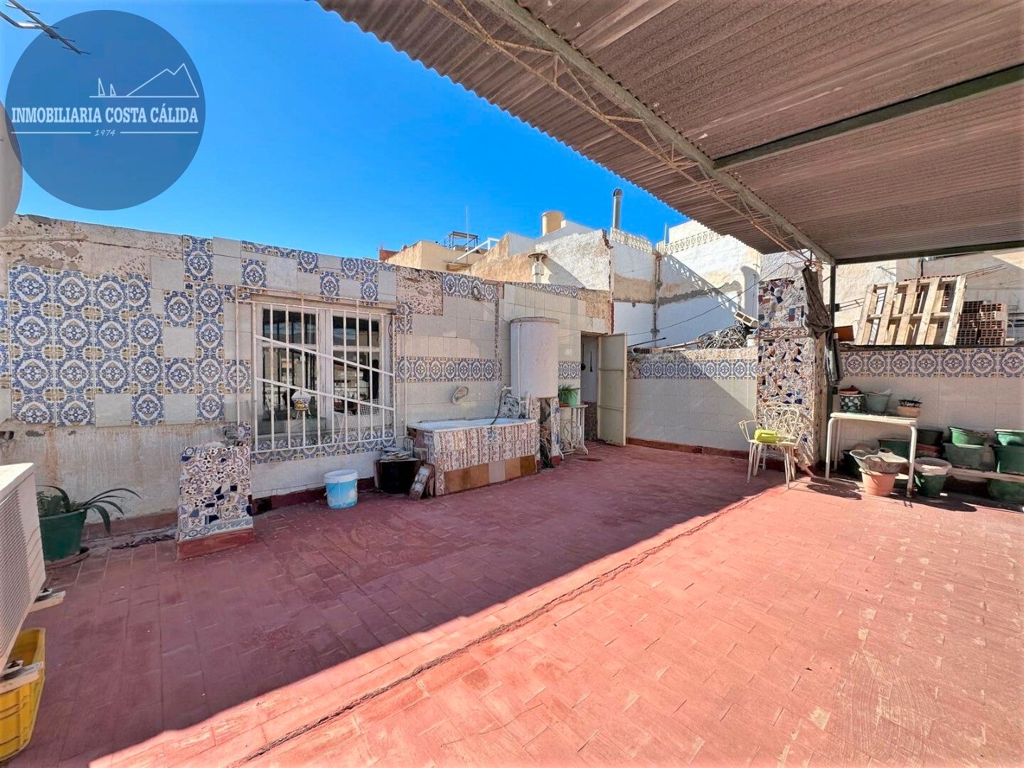 Vista exterior de Casa adosada en venda en Águilas amb Aire condicionat, Calefacció i Terrassa