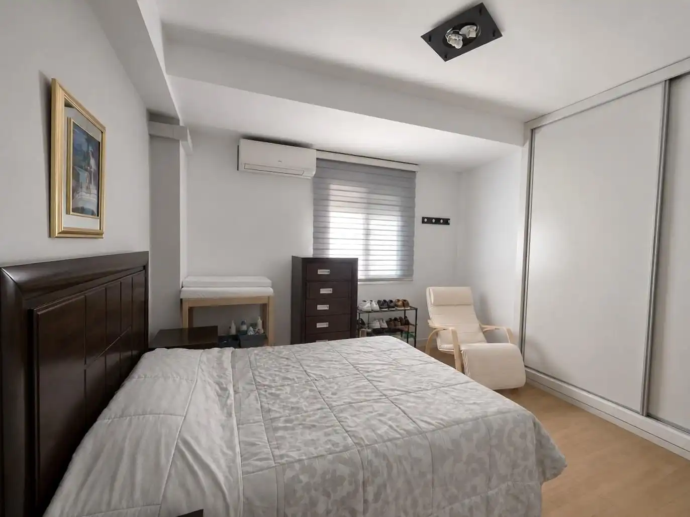 Bedroom of Flat for sale in Plasencia  with Air Conditioner