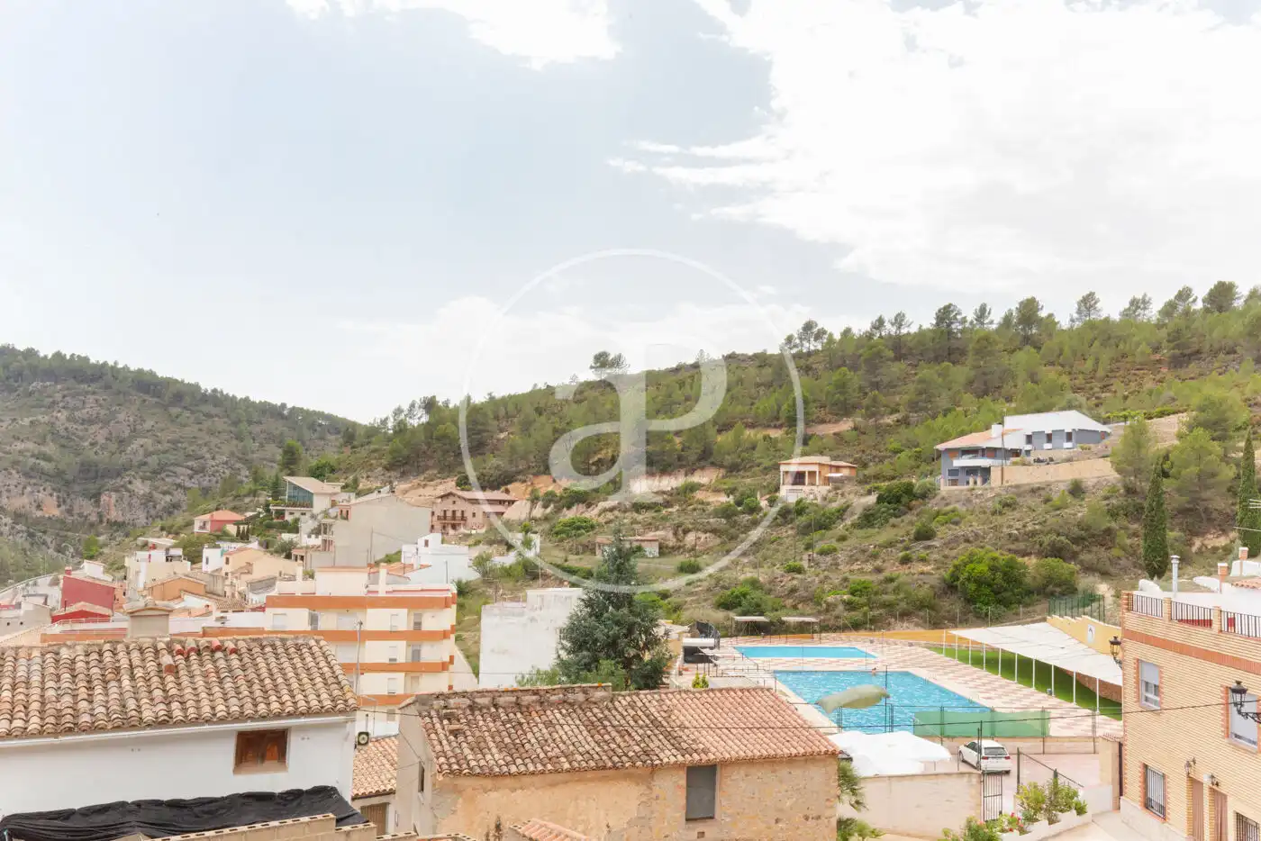 Vista exterior de Casa adosada en venda en Gaibiel amb Terrassa, Traster i Balcó