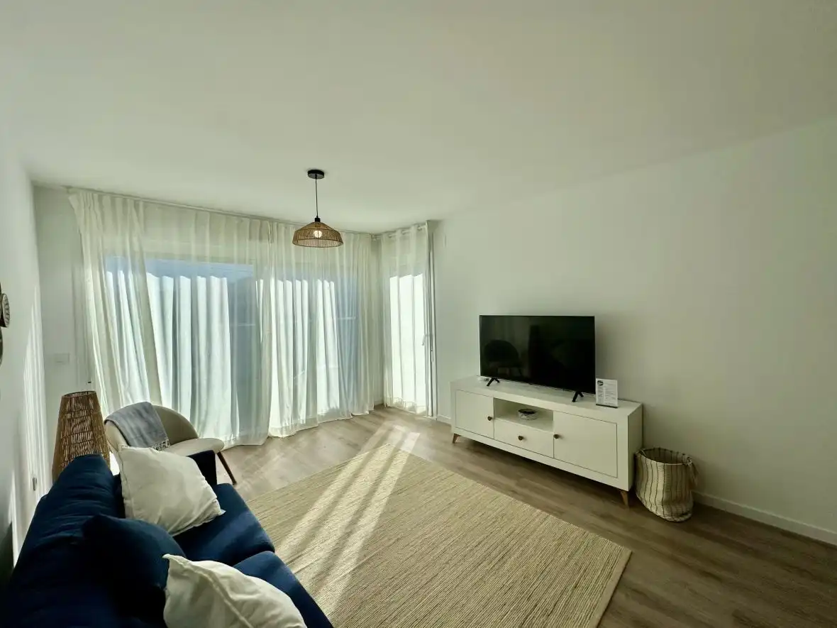 Wohnzimmer von Wohnungen zum Verkauf in Santa Pola mit Klimaanlage, Abstellraum und Schwimmbad