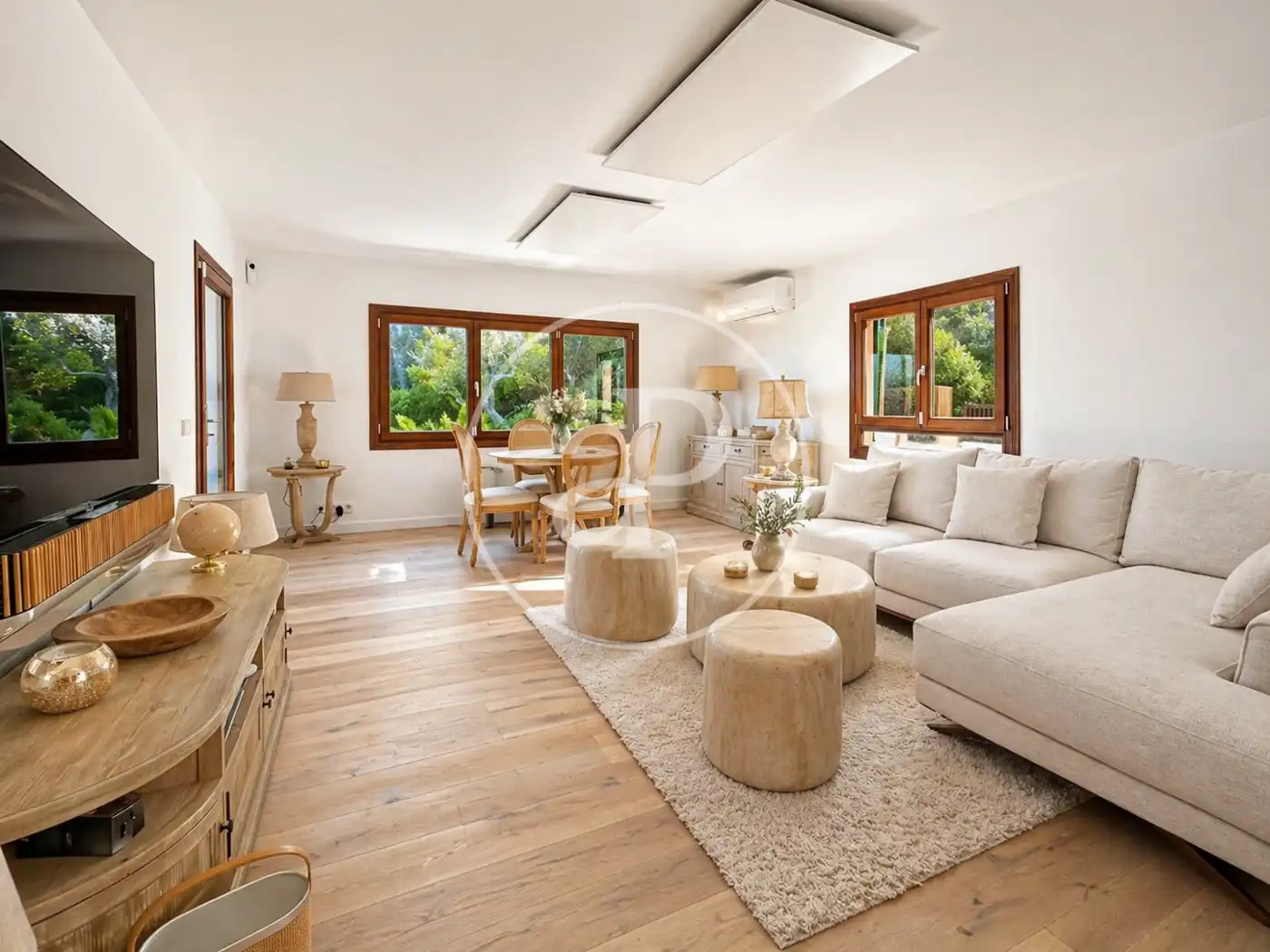 Sala d'estar de Casa o xalet en venda en Esporles amb Aire condicionat, Calefacció i Jardí privat