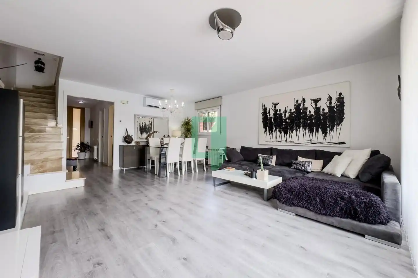 Sala d'estar de Casa o xalet en venda en Tiana amb Aire condicionat, Calefacció i Jardí privat