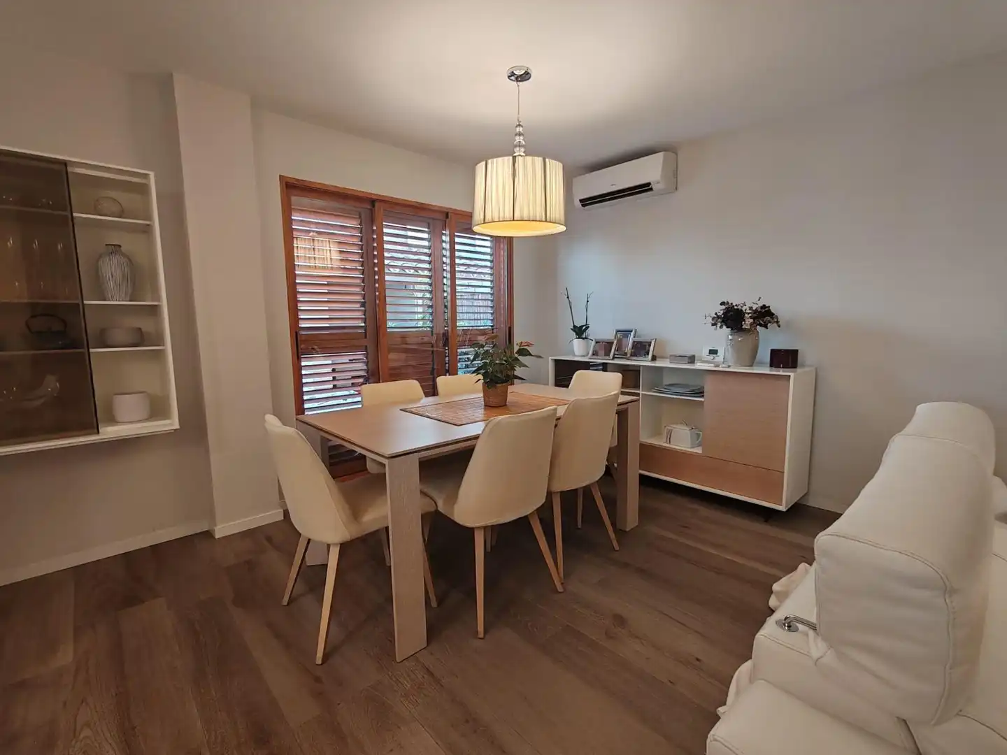Dining room of Detached homes for sale in Sagunto / Sagunt  with Air Conditioner, Heating and Parquet flooring