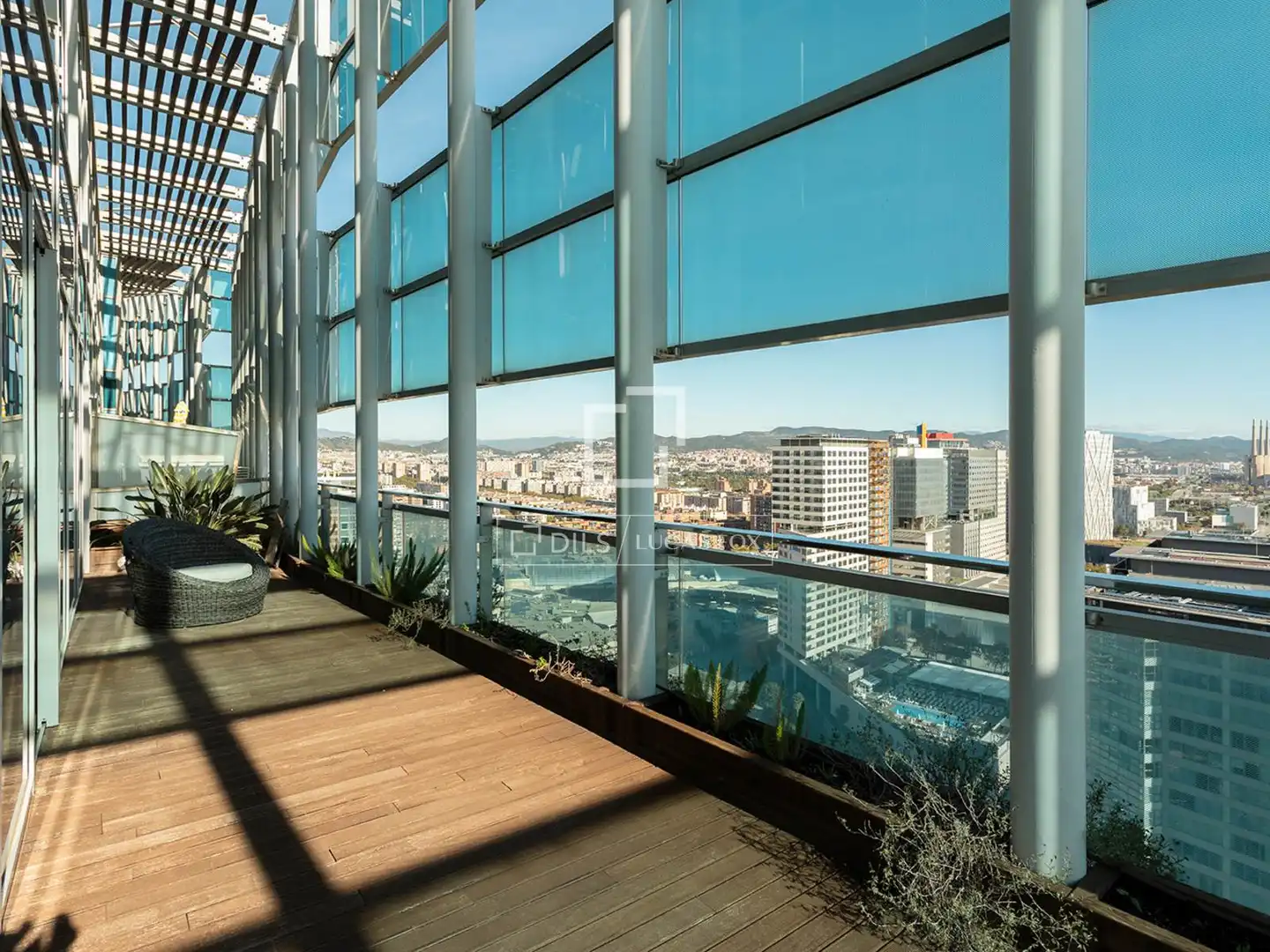 Terraza de Ático de alquiler en Sant Martí