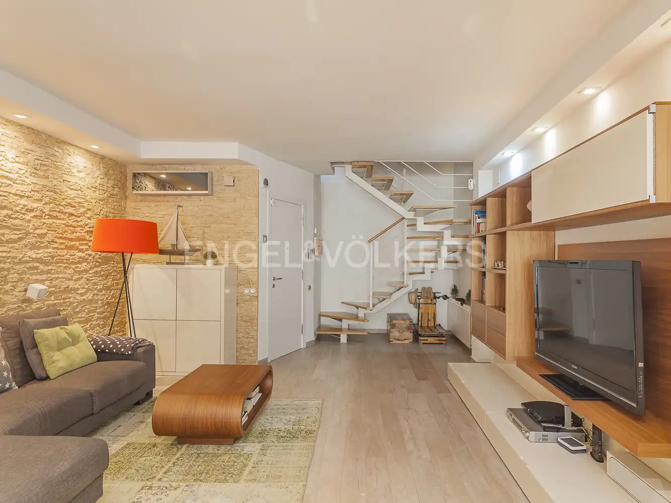 Sala de estar de Piso en venta en Sabadell con Aire acondicionado, Calefacción y Jardín privado
