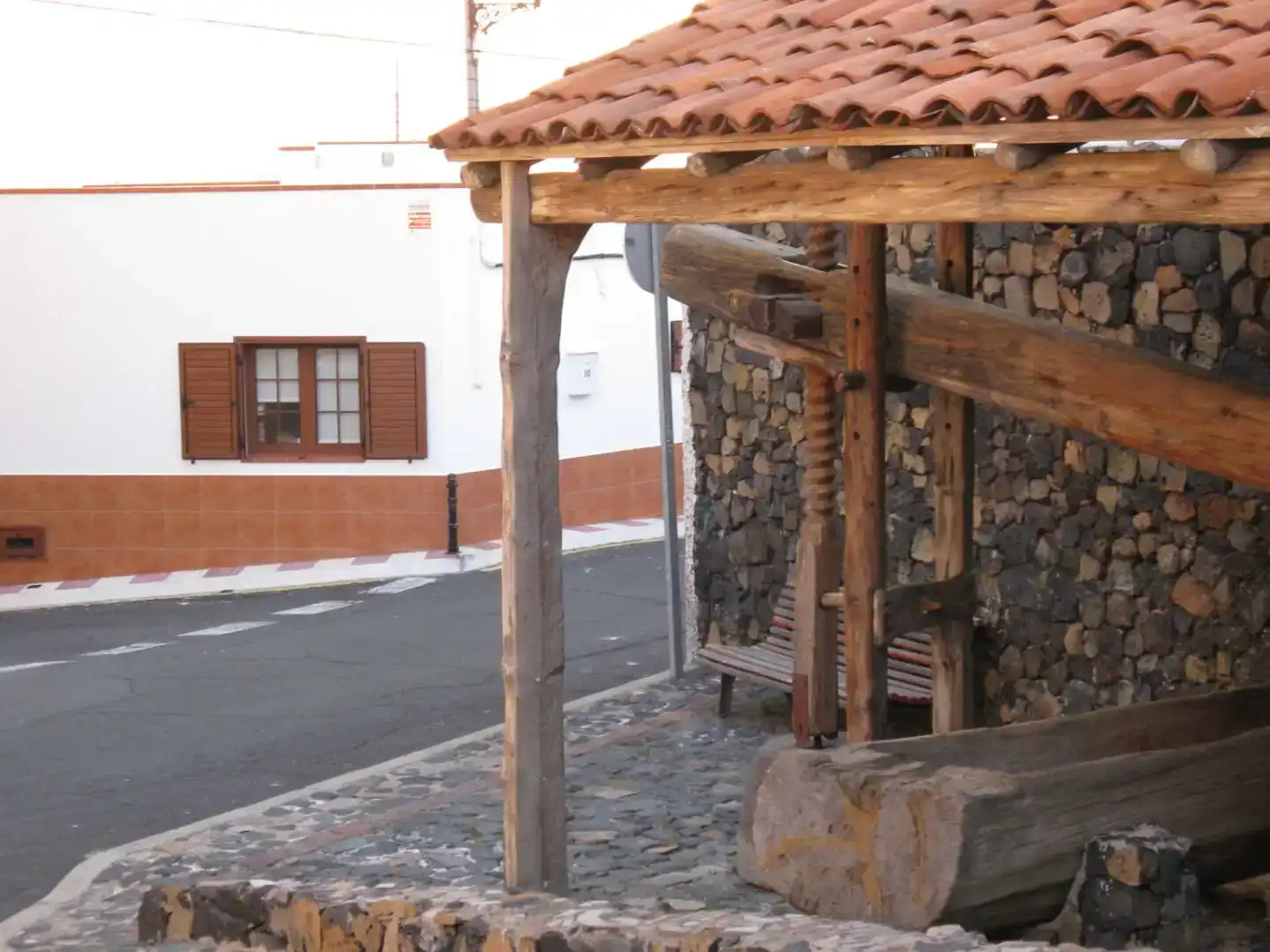 Vista exterior de Piso en venta en Santiago del Teide con Aire acondicionado, Trastero y Amueblado