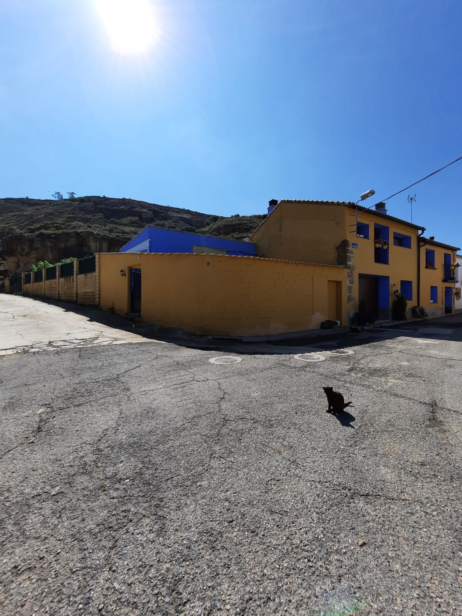Vista exterior de Casa o xalet en venda en Peralta de Alcofea amb Aire condicionat, Jardí privat i Parquet