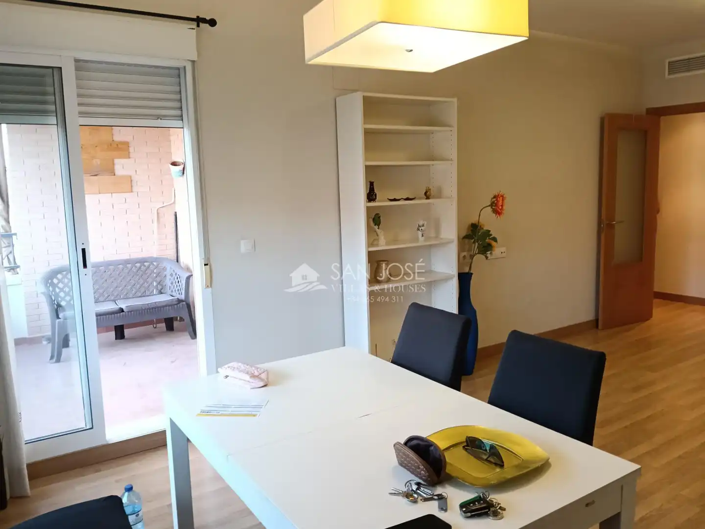 Dining room of Flat for sale in Aspe  with Heating, Terrace and Storage room
