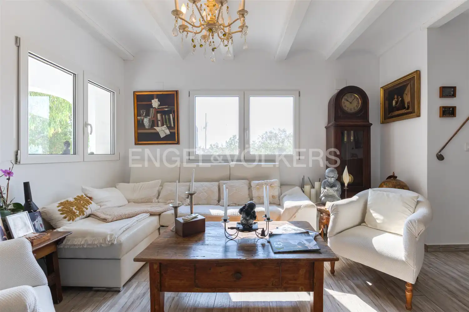 Living room of Houses for sale in Dénia  with Heating, Private garden and Terrace