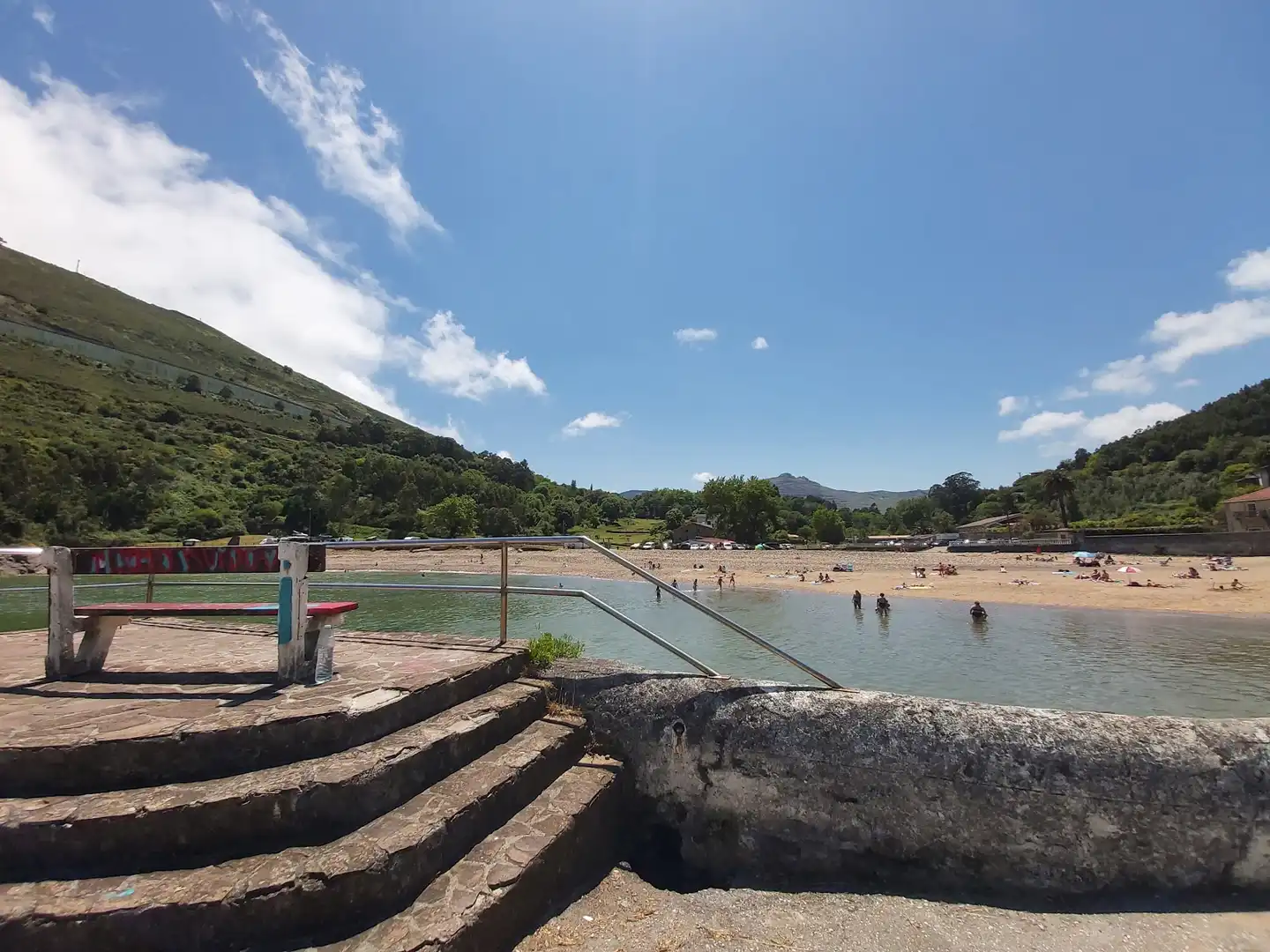 Swimming pool of Detached homes for sale in Castro-Urdiales  with Heating, Private garden and Parquet flooring