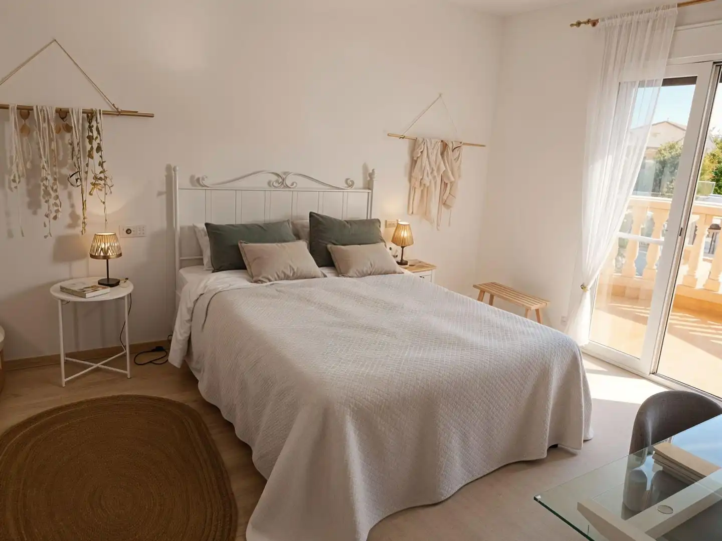 Bedroom of Houses for sale in Oliva  with Air Conditioner, Heating and Private garden