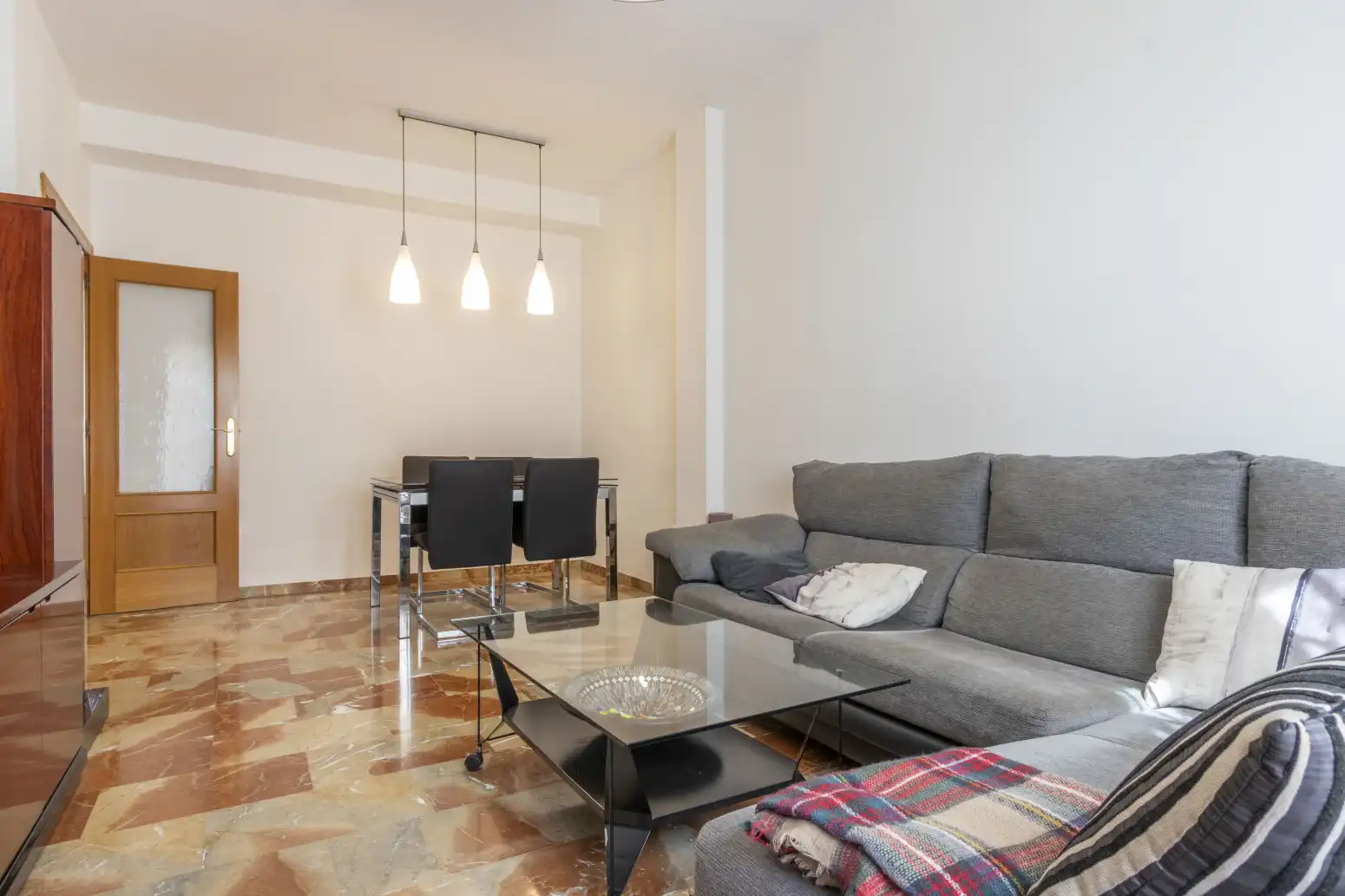 Sala de estar de Casa o chalet de alquiler en Vinalesa con Aire acondicionado, Terraza y Amueblado